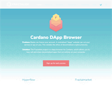 Tablet Screenshot of fractalide.com